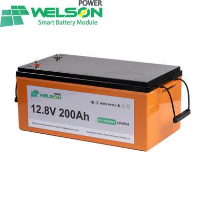 Golf Cart RV LiFePO4 Battery 200ah 12.8V 24V 100Ah 400ah 500ah 1280Wh LFP BMS For Motorhome