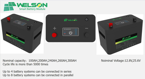 O Ul longo portátil da vida de ciclo 24V da bateria do rv Lifepo4 Li Ion Battery Solar Golf Cart alistou